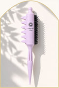 NEW Curly Girl Love Large Clump Bruch Bioplastic sugarcane PURPLE