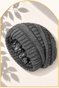 Winter Muts Beanie Satijnen voering grijs / grey